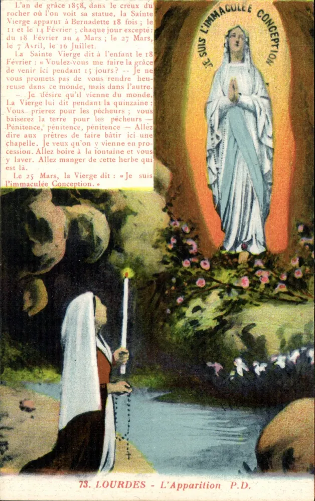 लौर्डस - दर्शन — P.D. संख्या 73 - आगे