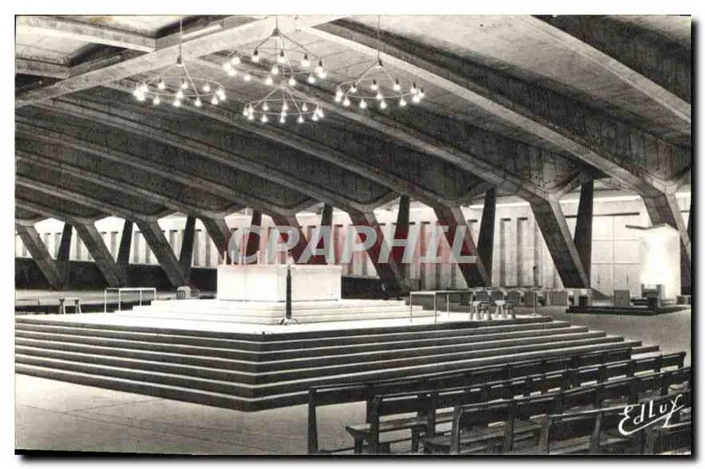A Basílica Subterrânea de Lourdes — Editor Éd. P. Deugt, n° 312 - Frente