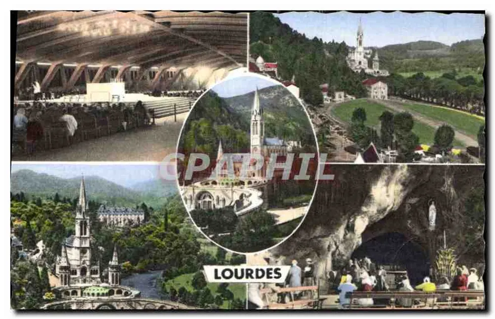 Lourdes — Lugar de peregrinação — Compagnie des Arts Photomécaniques, n° 65 - Frente