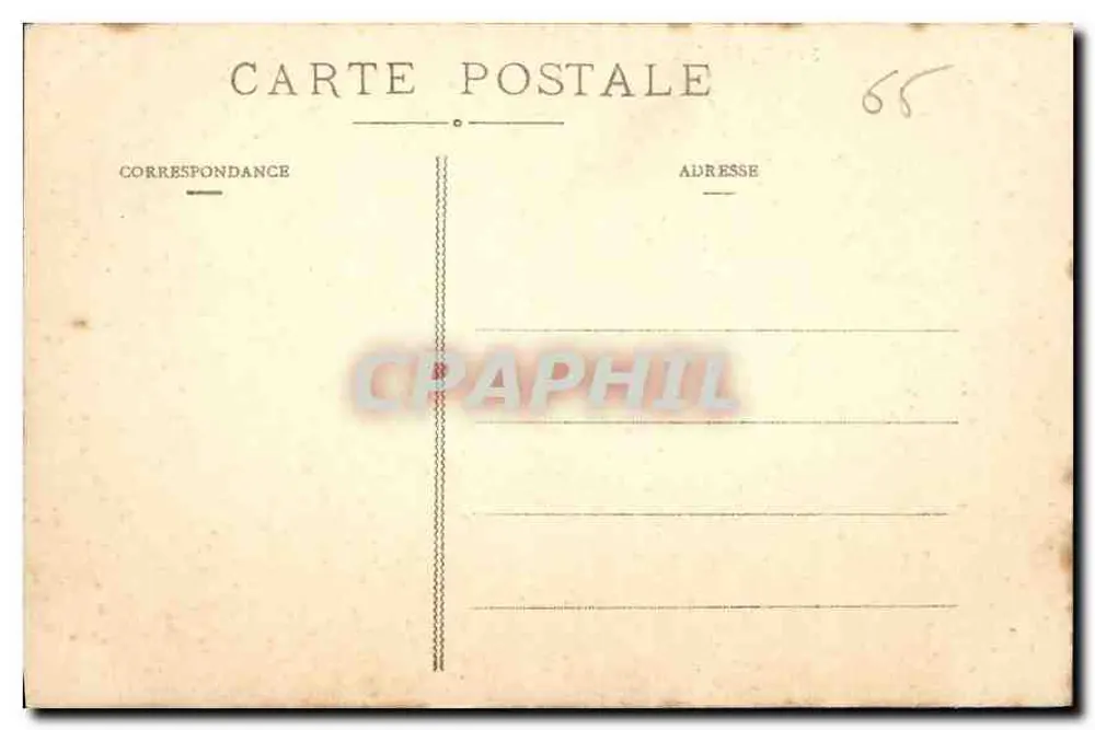 Lourdes — VIIIa Estación del Calvario — Los Pirineos - Reverso
