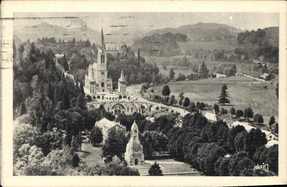 Lourdes — A Basílica e o Monumento — Edições d'Art C.L. du Bourg - Frente