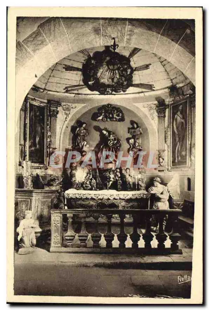 Innenraum der Kapelle des Schloss-Forts — Lourdes — Sonderausgabe des Préven-Museums - Vorderseite