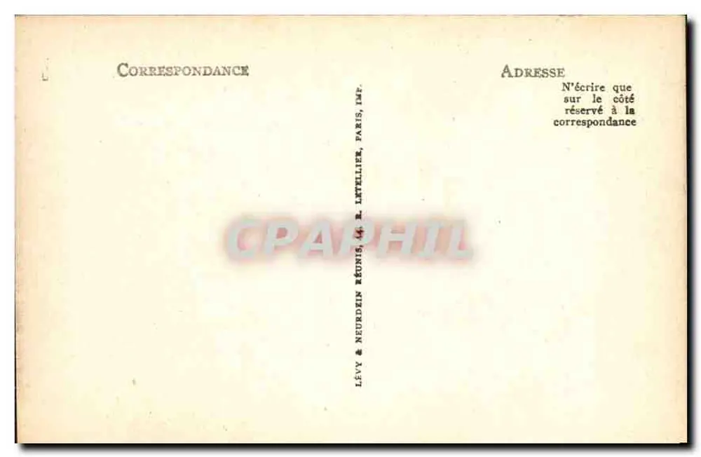 Marseille — O Castelo de If e as Ilhas — LL - Verso