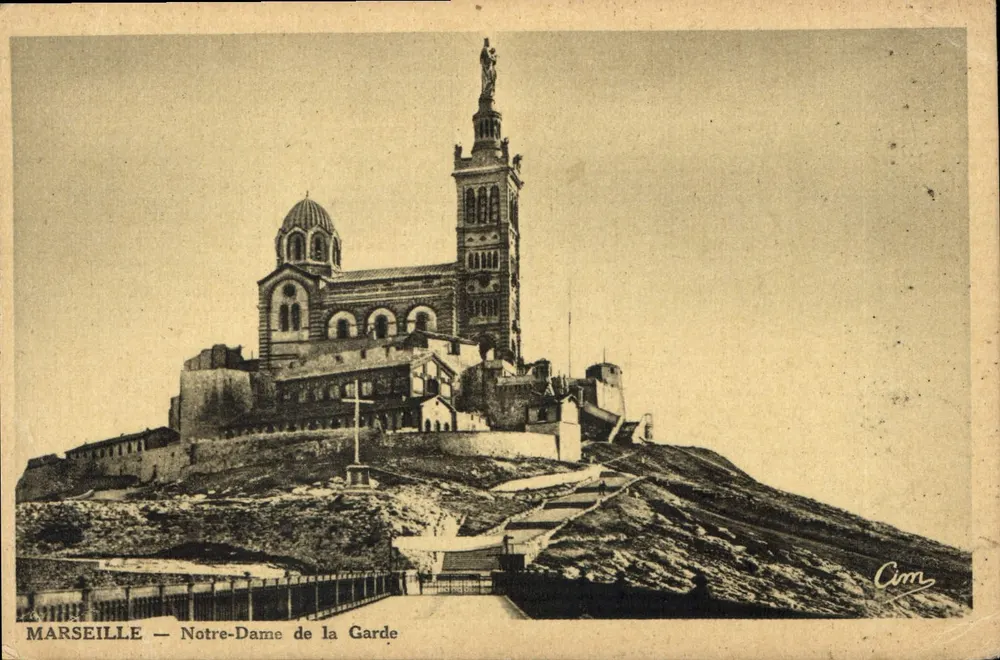 Marseille — Notre-Dame de la Garde — Cim - Frente