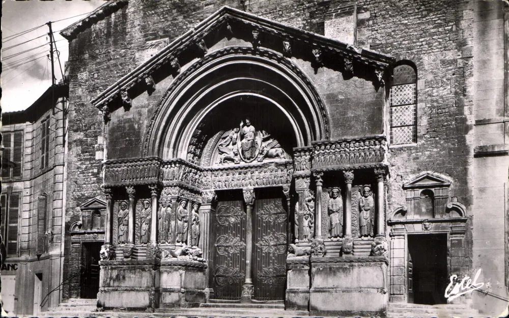 Portal der Kathedrale Saint-Trophime — Arles — Verlag Etel, n°4882 - Vorderseite