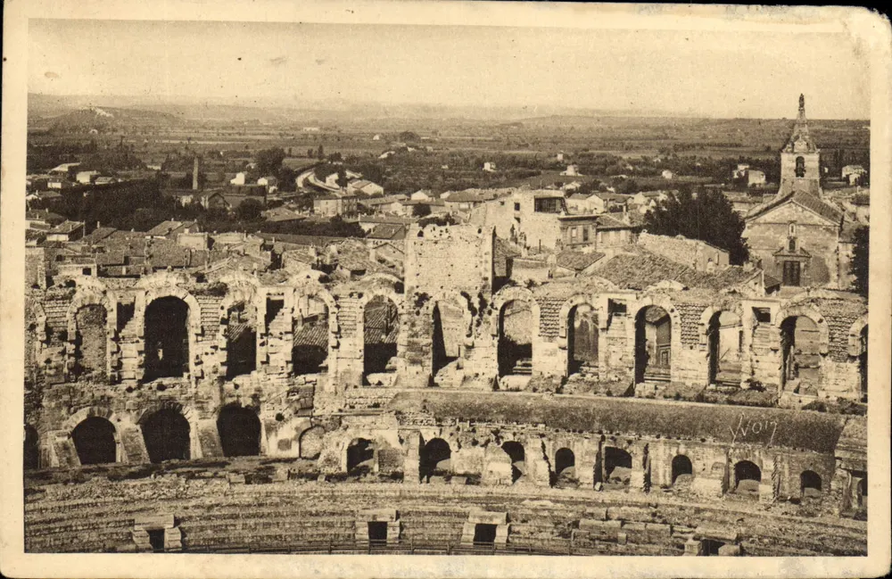Arles — Allgemeiner Blick von den Arenen — Les Éditions d'Art Yvogin, Paris - Vorderseite