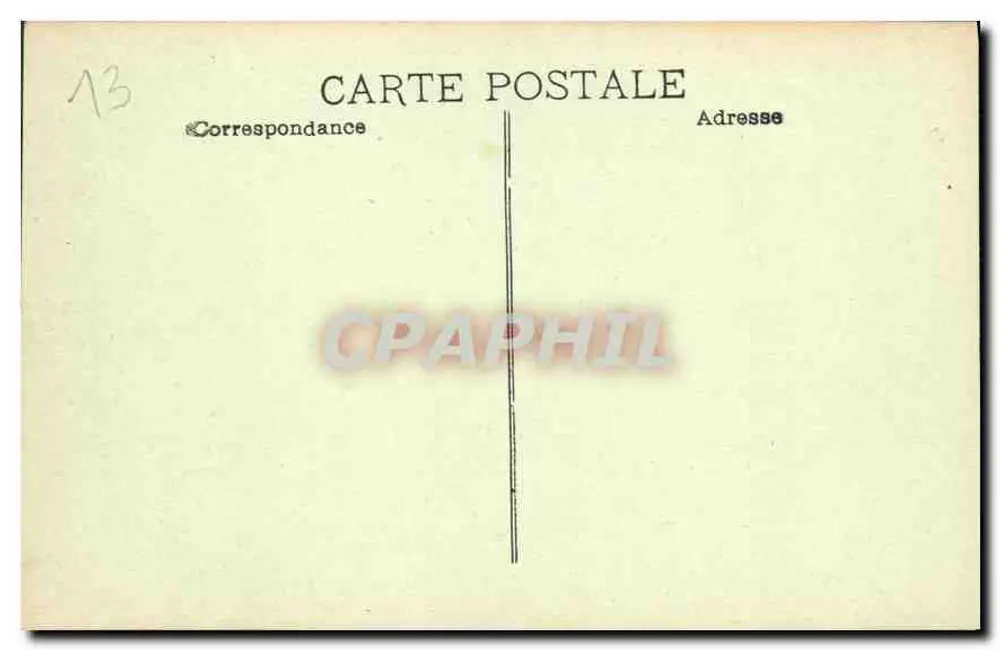 Marseille — Basílica N.-D. da Guarda — editor não identificado - Verso
