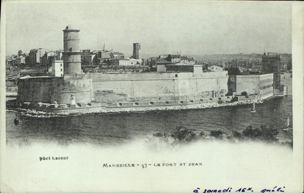 Marselha - 57 - O Forte Saint Jean — Phet Lacour - Frente