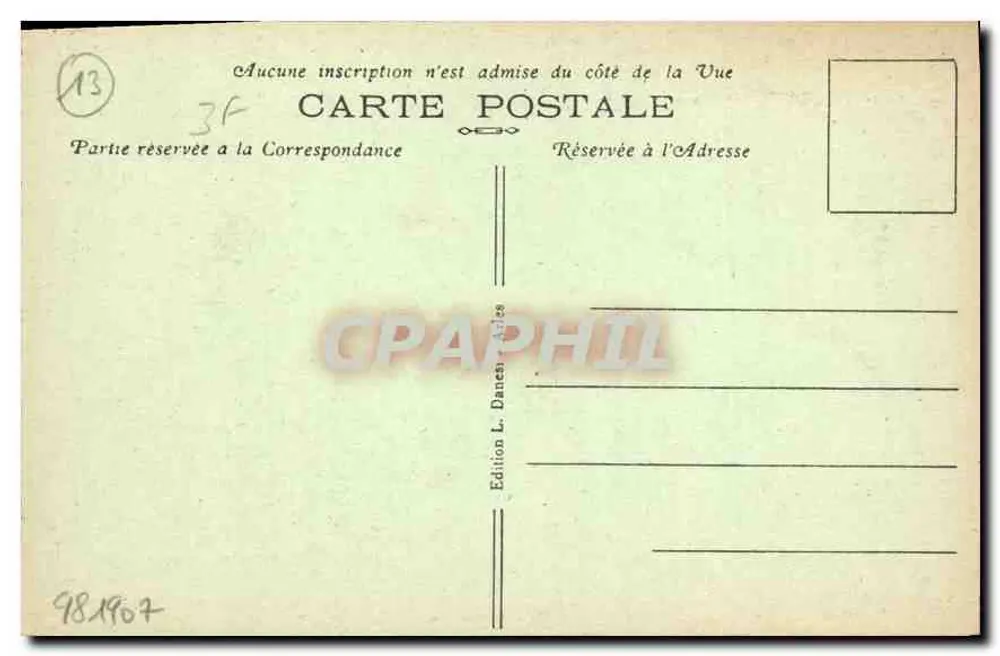 Arles — Klostergarten Saint-Trophime — Das letzte Abendmahl und das Waschen der Füße — Sammlung d'Art Magall - Rückseite