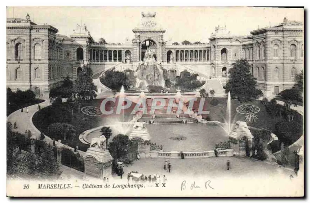 Marseille — Castelo de Longchamps — n°26 - Frente