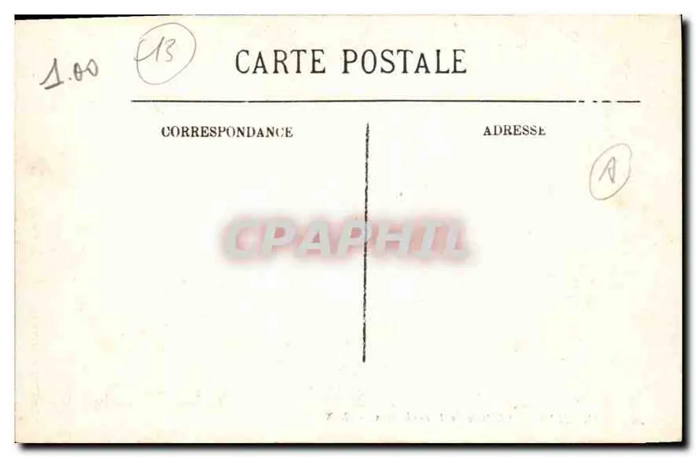 Marseille — Castelo de Longchamps — n°26 - Verso