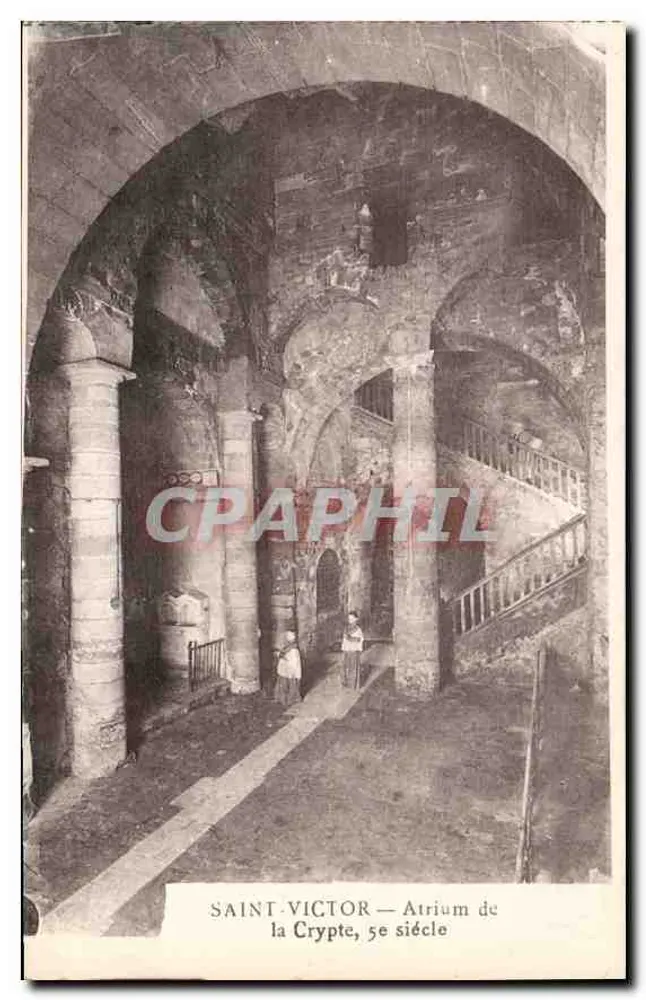 Saint-Victor — Atrio da Cripta, 5º século - Frente