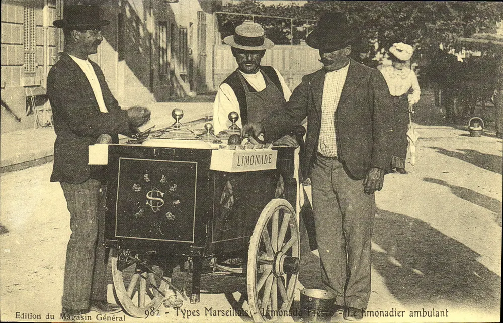 Itineranter Limonadenverkäufer — Types Marseillais n°982 — Édition du Magasin Général - Vorderseite
