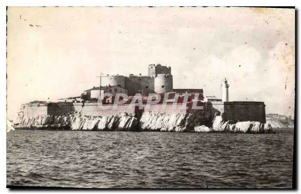 Schloss If — befestigte Insel mit Leuchtturm — Éditions de la Libération, Marseille - Vorderseite