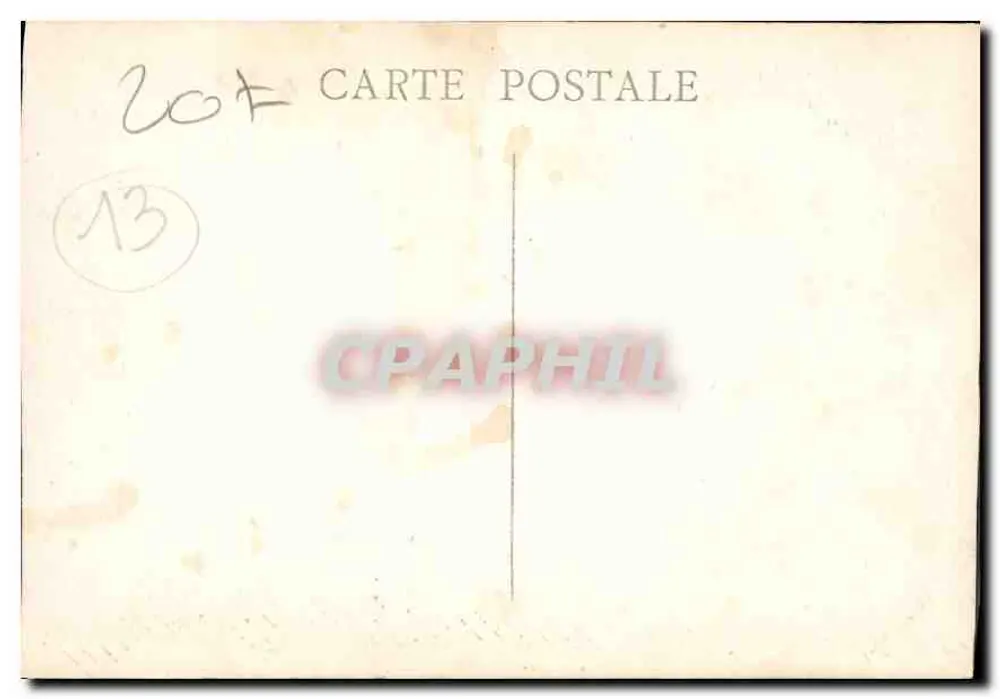 MARSEILLE — O square de la Bourse — Graphphil - Verso