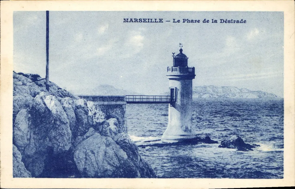 Marselha — O Farol da Désirade — Editor não identificado, número de série não visível - Frente
