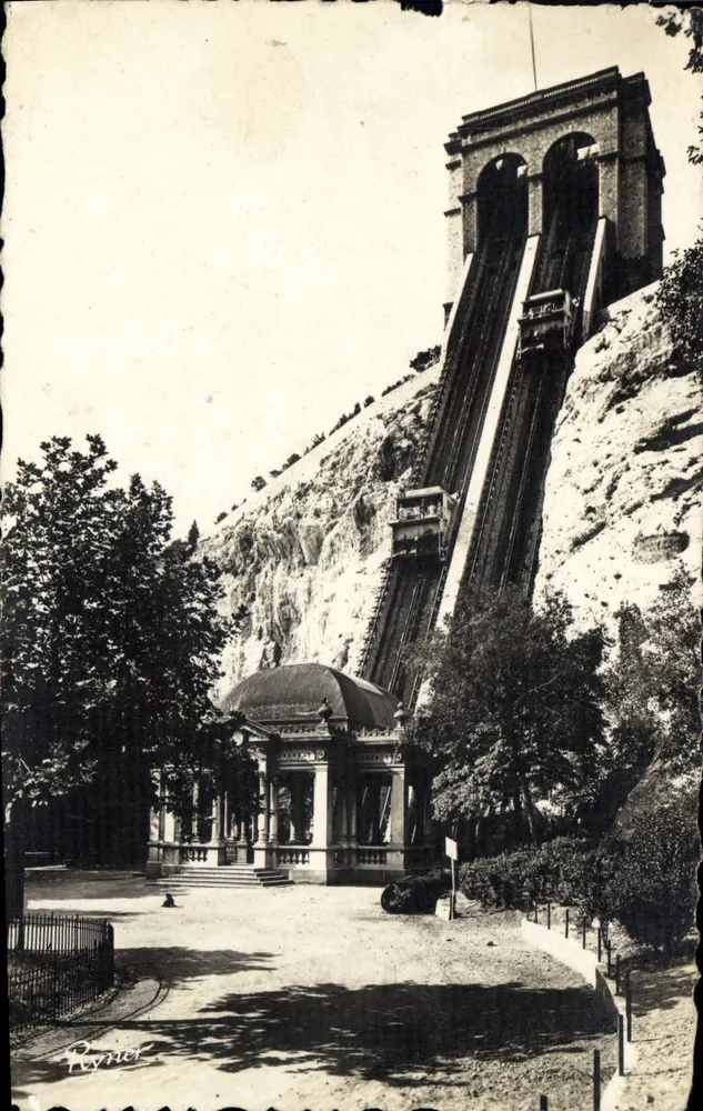 O funicular da Croix-Rousse — Lyon — Edição Reyner - Frente