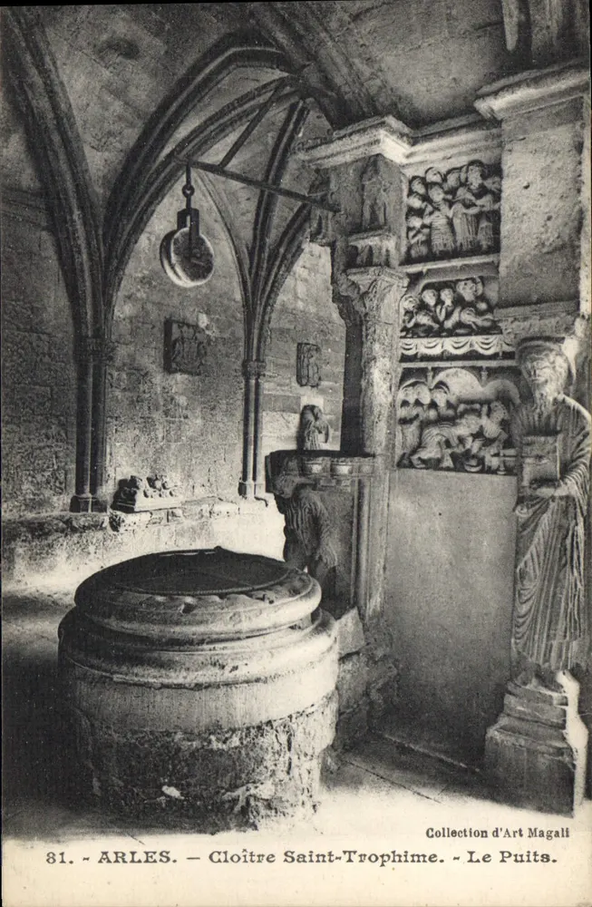 Arles - Claustro de São Trofimé - O Poço — Coleção de Arte Magali, n°81 - Frente