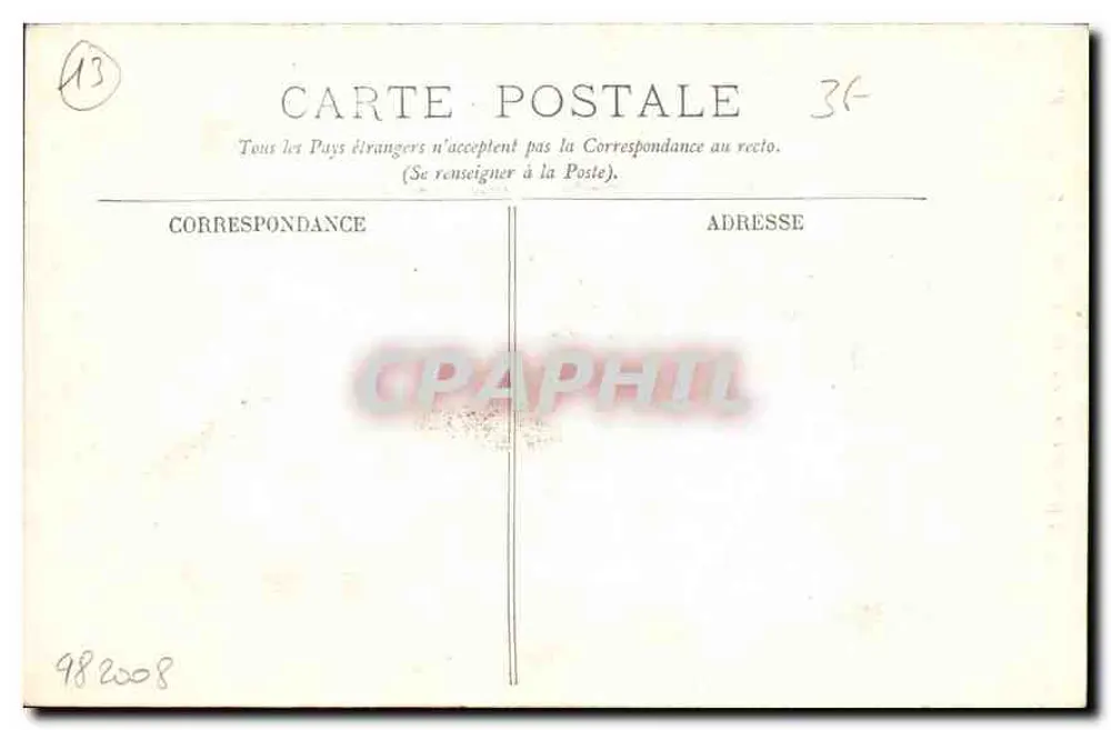 Arles — Ruínas do Teatro Antigo — LL. n°18 - Verso