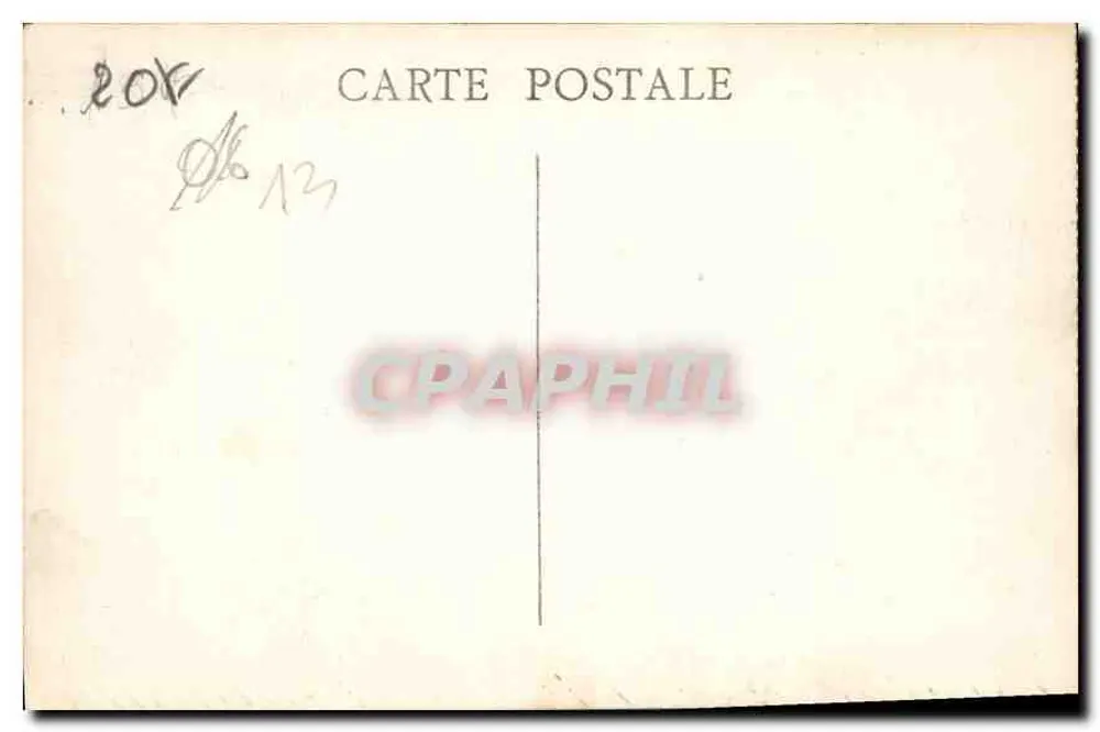Marseille — O Palácio Longchamp — Procel - Verso