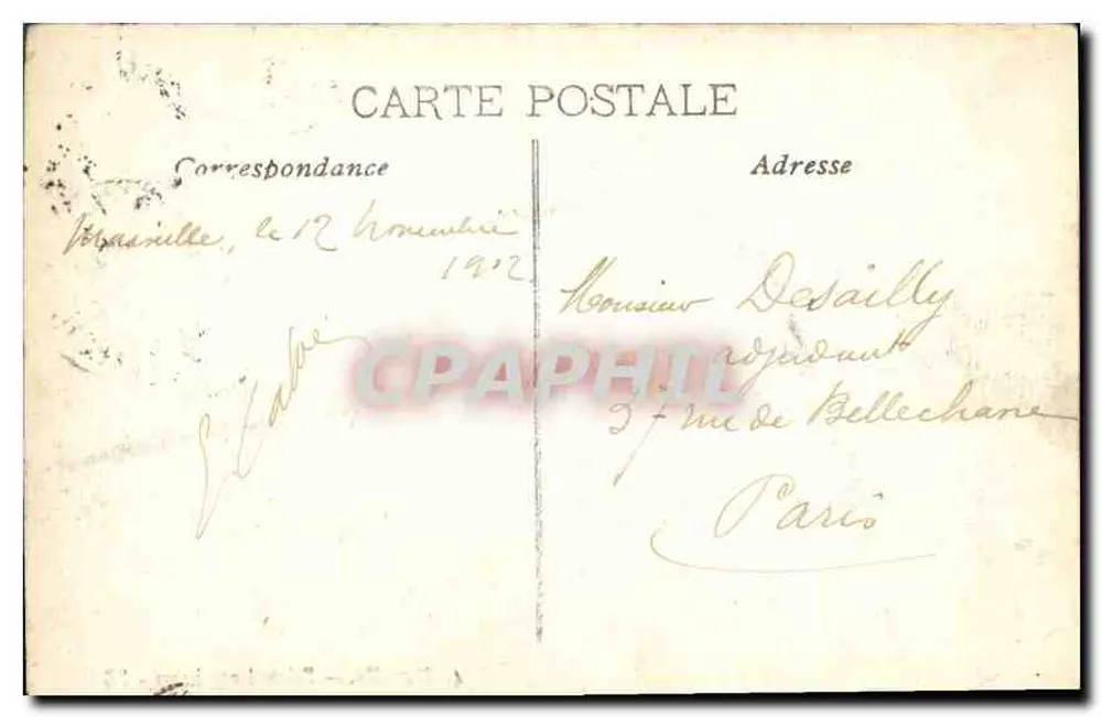 Marseille — Palácio Longchamp — PB - Verso