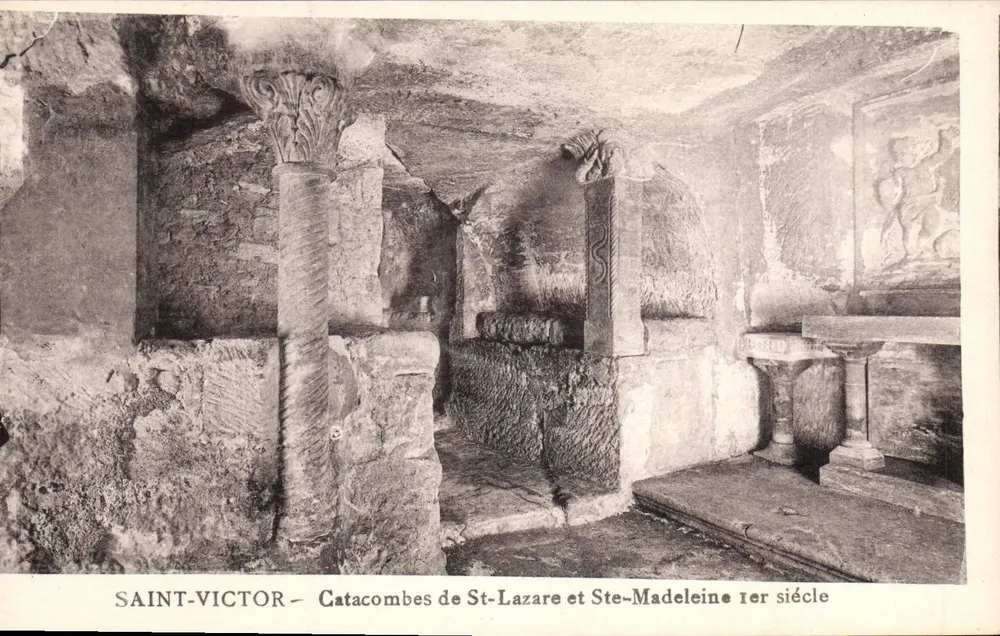 Saint-Victor — Katakomben von St-Lazare und Ste-Madeleine 1. Jahrhundert - Vorderseite