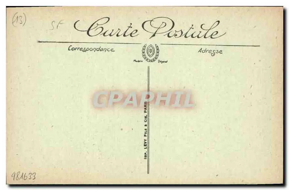Aix-en-Provence — Hotel de Barlet (de Monval) — Tavelle, Verleger - Rückseite