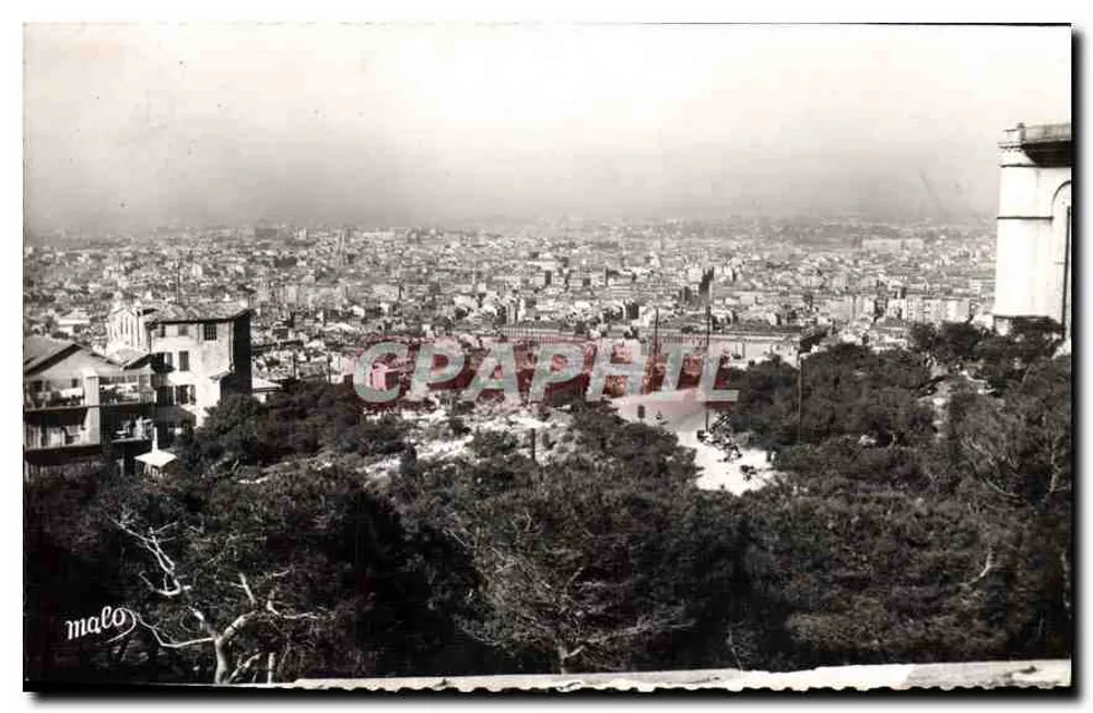 Allgemeiner Blick auf Marseille — Ausblick von der Notre-Dame de la Garde — Edition MALO - Vorderseite