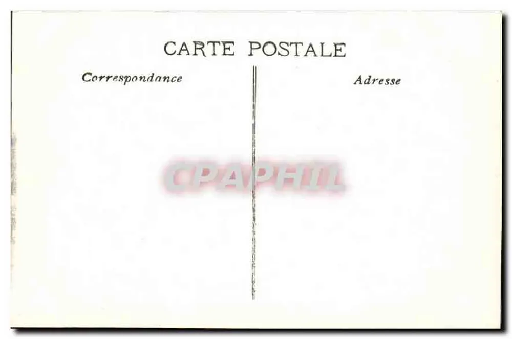 Marselha. A Porta de Aix — Arco de triunfo monumental com inscrição 'À LA RÉPUBLIQUE' — editor não visível - Verso