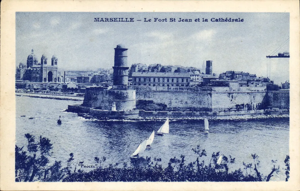 Marseille — Le Fort St Jean und die Kathedrale — Phocéa - Vorderseite