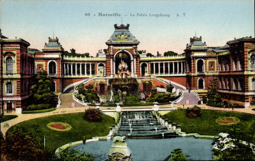Marselha — O Palácio Longchamp — A. T. — n°60 - Frente