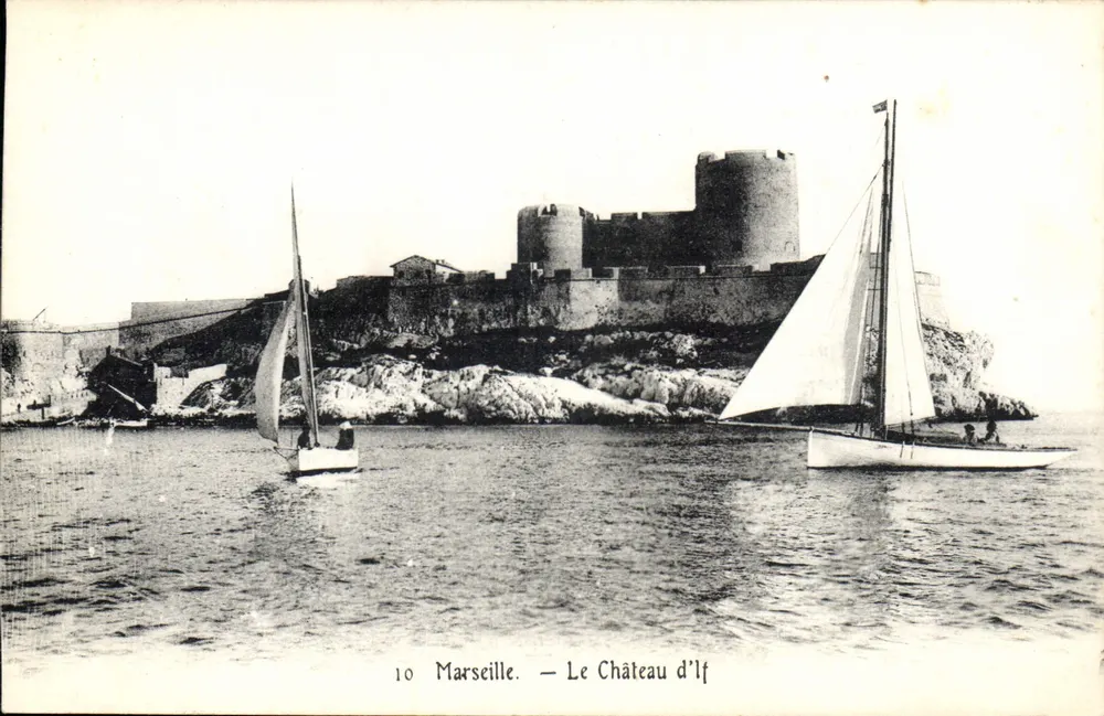 Marselha — O Castelo de If — Editor desconhecido, n° 10 - Frente