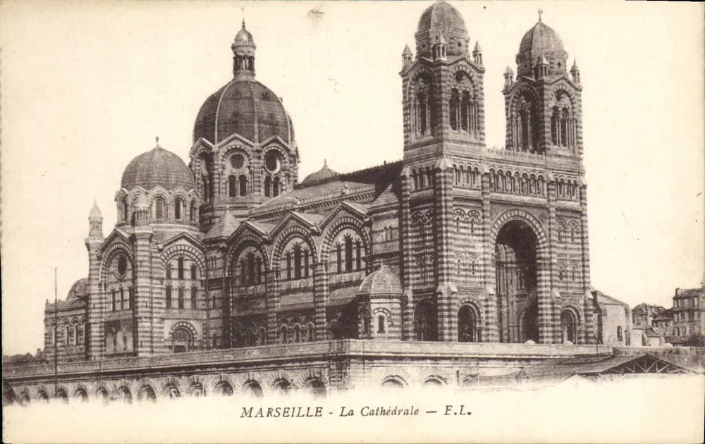 Marselha - A Catedral — E.L. - Frente