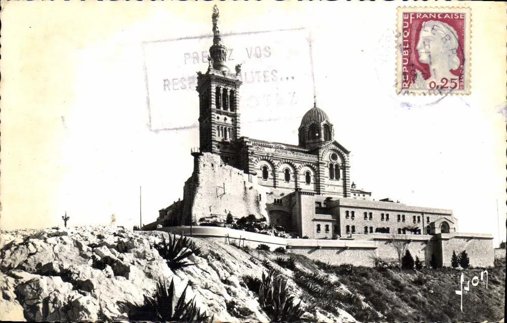 Basilika Notre-Dame de la Garde — Marseille — Sonderausgabe der Basilika, B. 2913 - Vorderseite