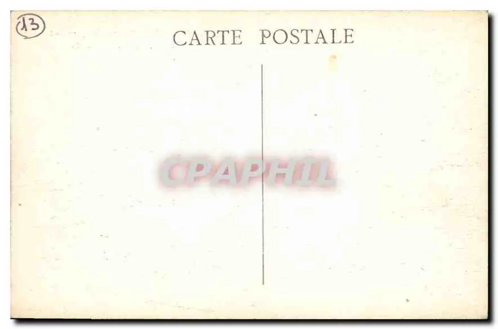 Marseille — Fontaine Cantini und N.-D. de la Garde - Rückseite