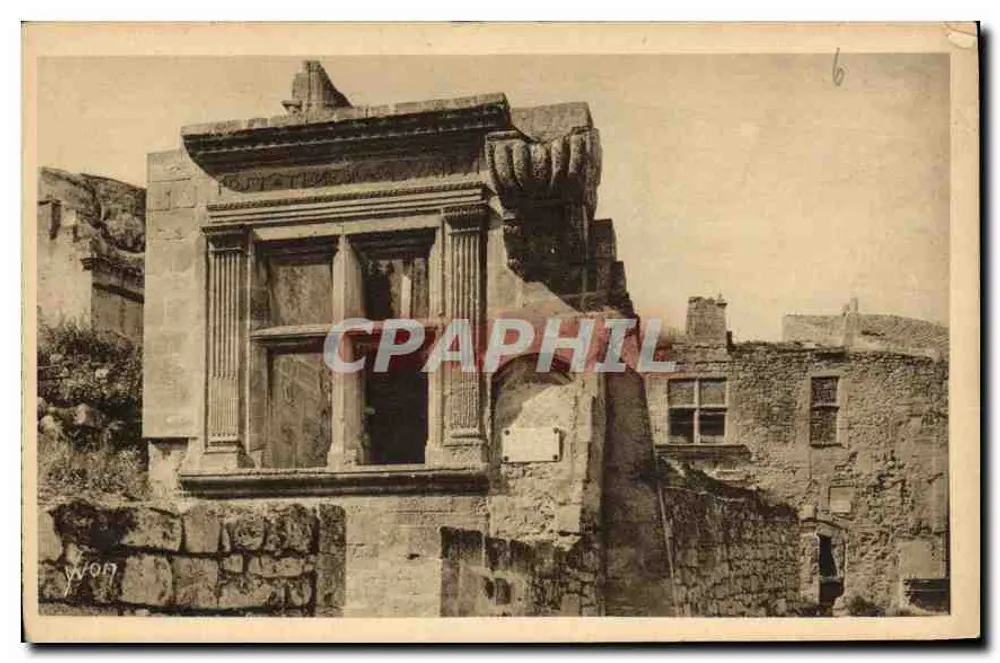 Les Baux (B-du-R.) — Renaissance-Fenster — Ruine eines protestantischen Tempels — Éditions d'Art Yvon, Paris - Vorderseite