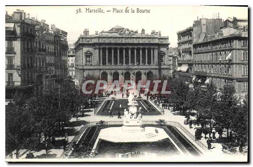 Marseille — Praça da Bolsa — n°58 - Frente