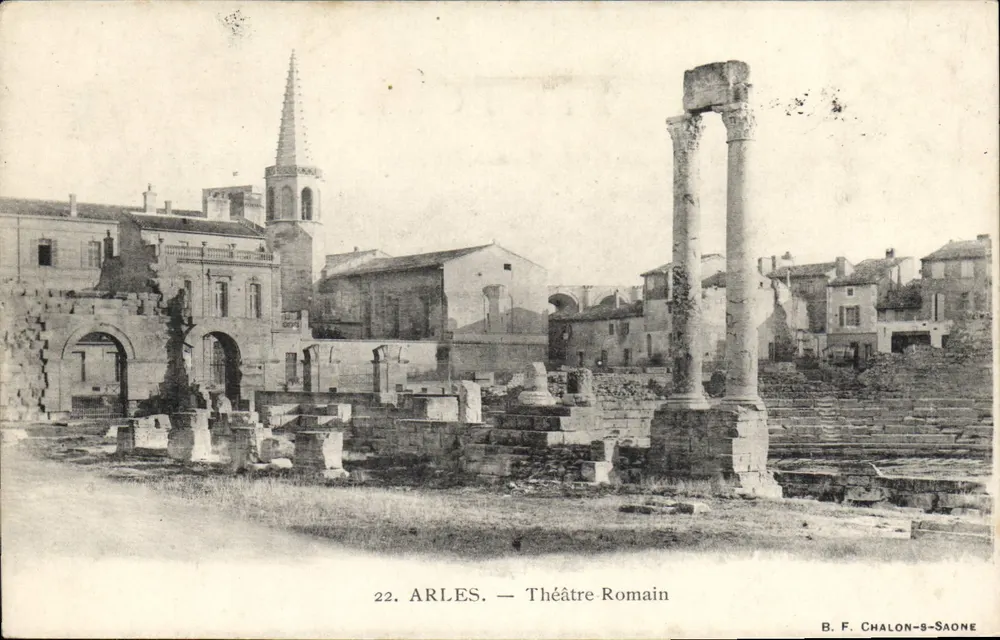 Arles — Teatro Romano — B. F. Chalon-sur-Saône, n°22 - Frente