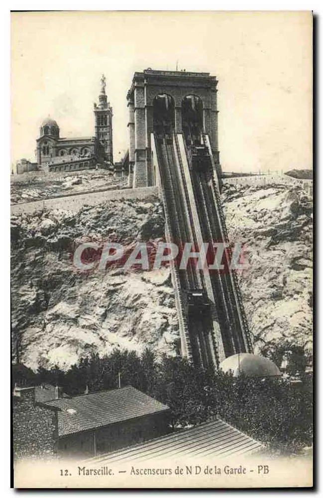 Marsella — Ascensores de Nuestra Señora de la Guardia — PB - Anverso