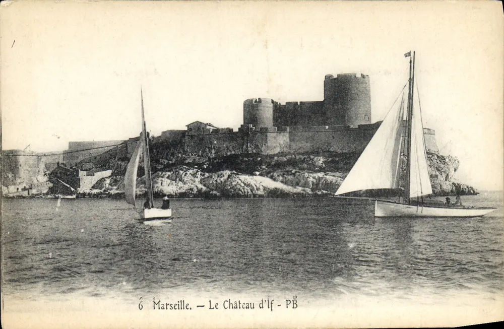 Marselha — O Castelo de If — PB - Frente