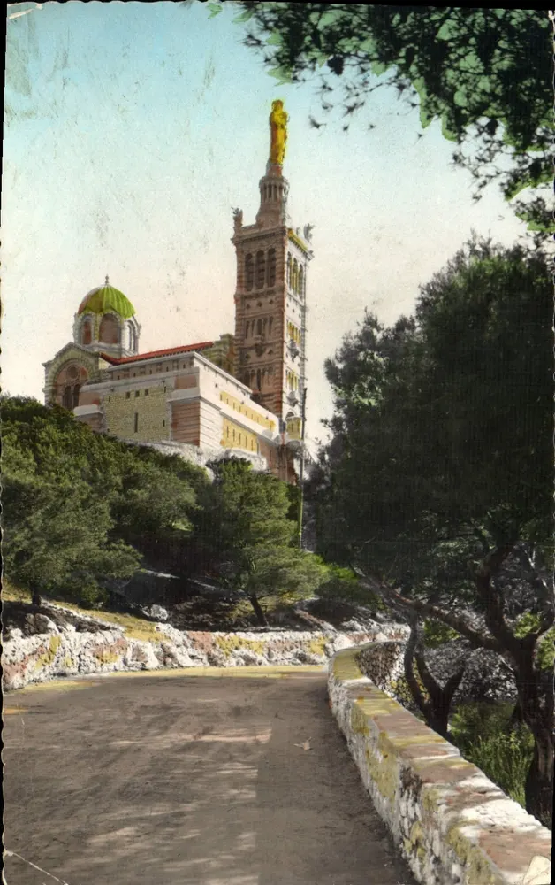 Basilika Notre-Dame de la Garde — Marseille — Sonderausgabe der Basilika - Vorderseite