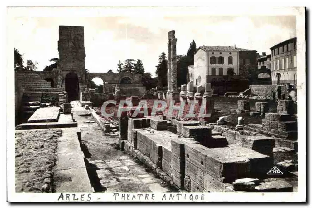 Arles - Antikes Theater — Antike Ansichtskarte CAA n° 7, Verlag CAA - Vorderseite