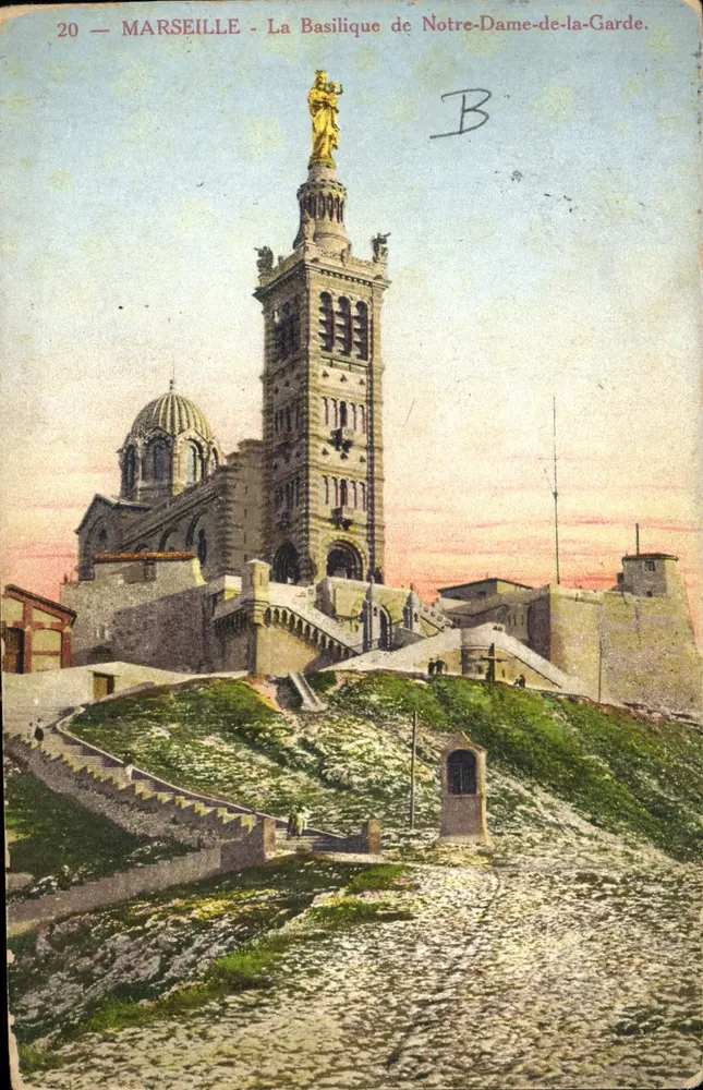 Marseille - Die Basilika Notre-Dame-de-la-Garde — Edition Nouvelles Galeries, n°20 - Vorderseite