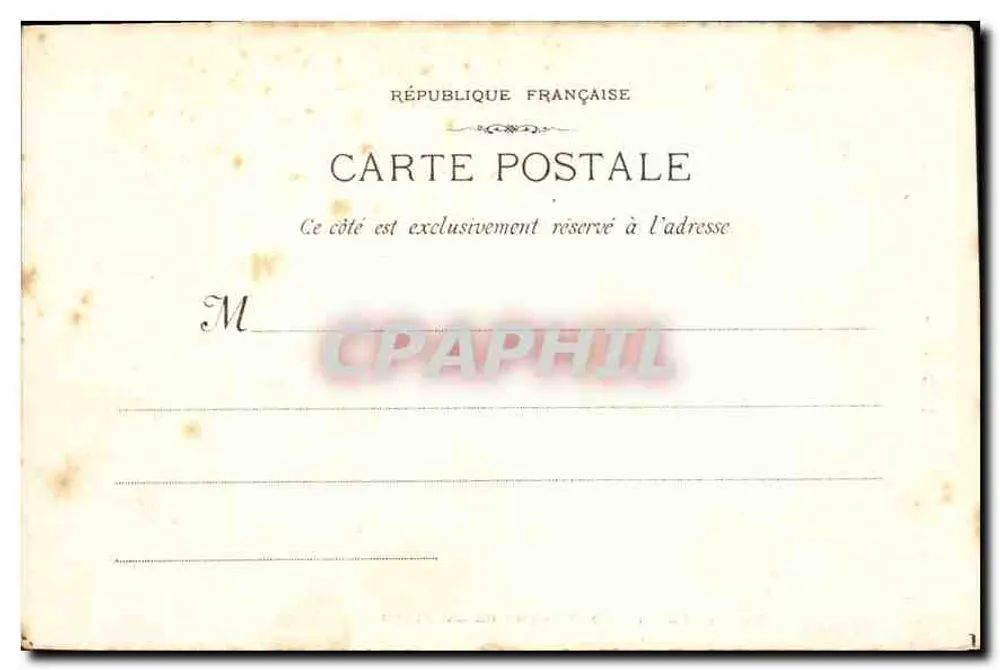Marseille - Igreja de Nossa Senhora da Guarda — N. G. editor, n° 3 - Verso