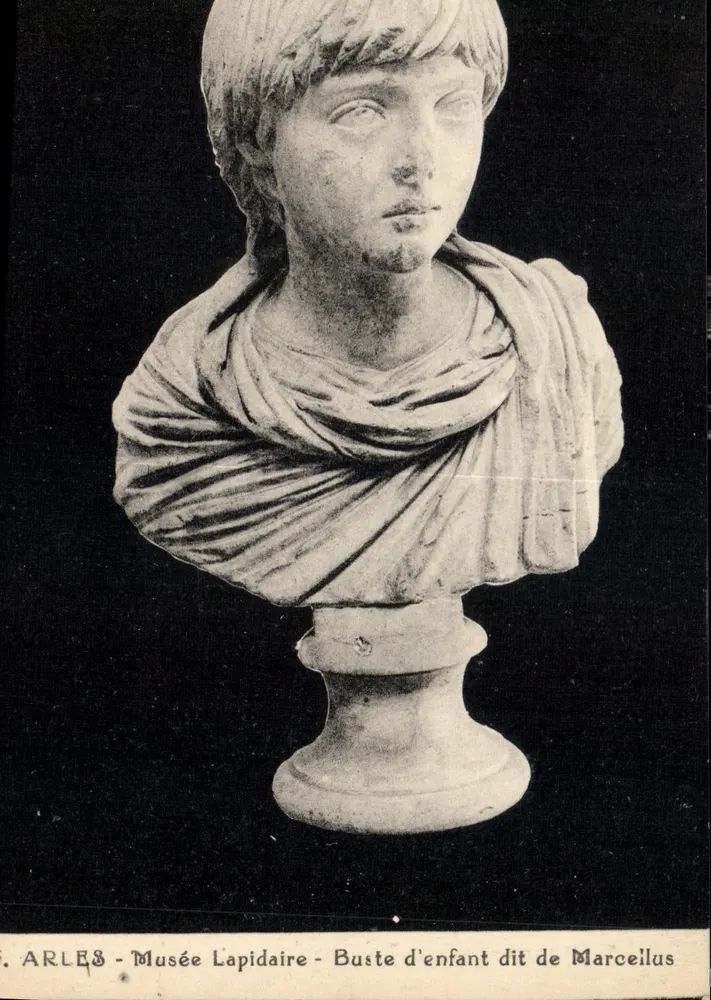 Arles - Museu Lapidaire - Busto de Criança Dito de Marcellus - Frente