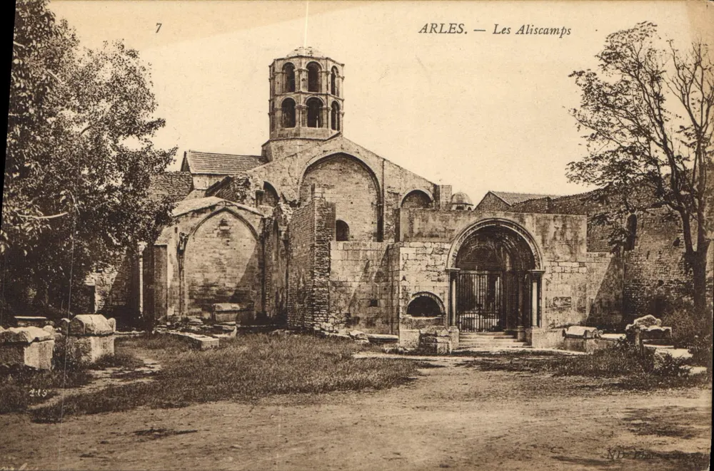 Arles — Les Aliscamps — Editor ND-Paris, n° de série 7 - Frente