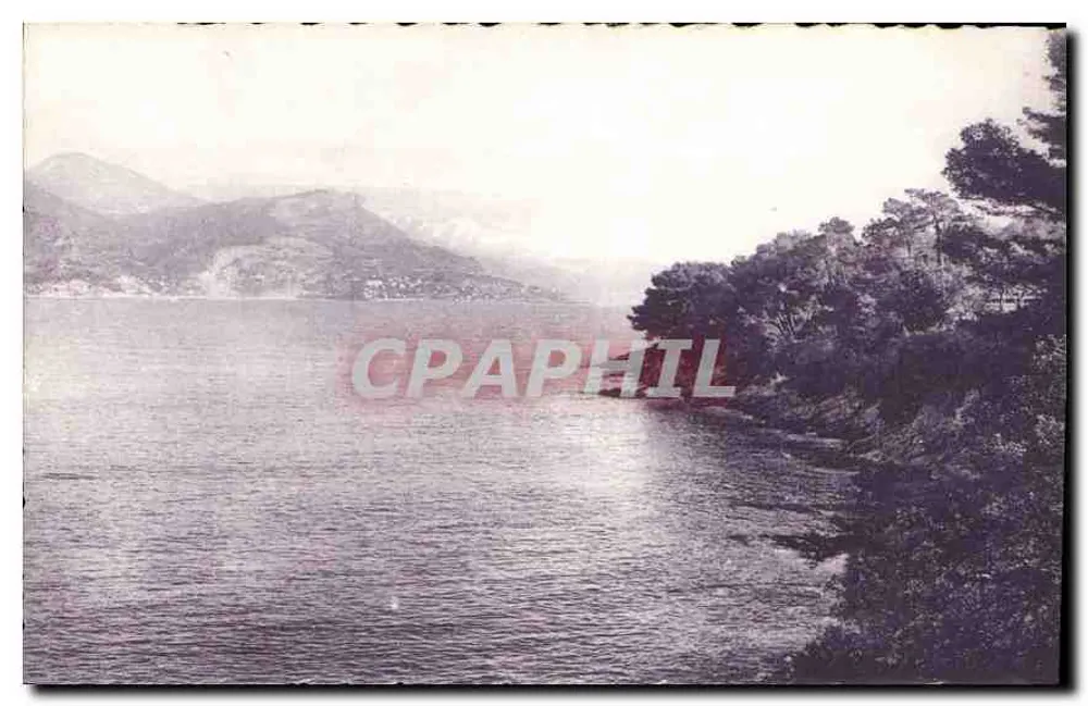 Le Cap d'Ail nahe Cap Ferrat — Die pittoreske Côte d'Azur — Verlag: National Travel Agency, 12, Boulevard des Capucines, Paris - Vorderseite