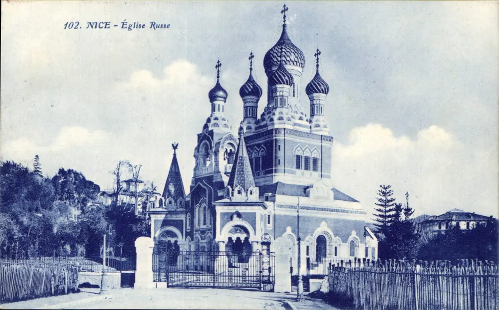 Nice - Igreja Russa — editor Artaud e Nozaïs, n° 102 - Frente