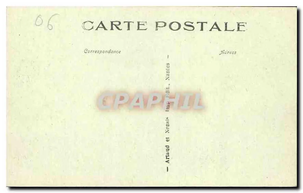 Nice - Igreja Russa — editor Artaud e Nozaïs, n° 102 - Verso
