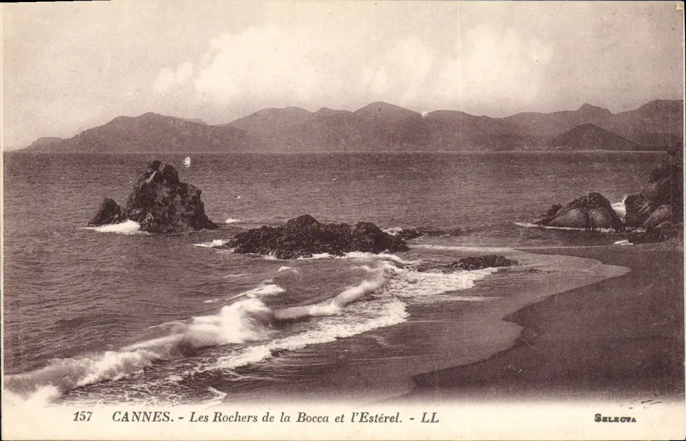CANNES - Os Rochos da Bocca e o Estérel - LL - Sélecta - Frente
